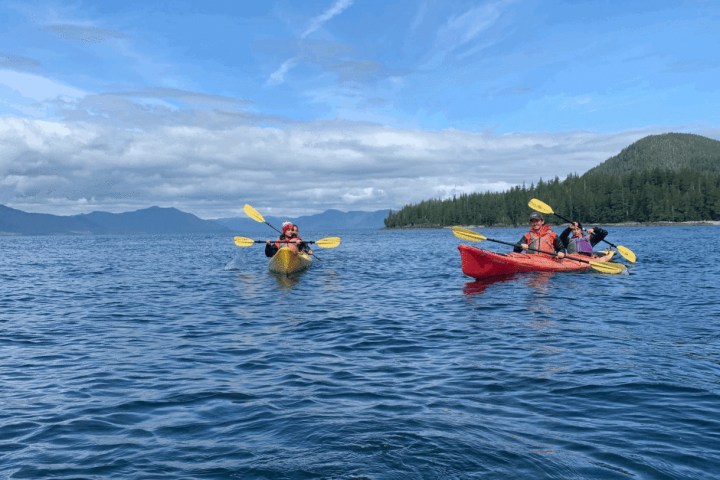 Sea Kayaking in Clover Pass, Alaska