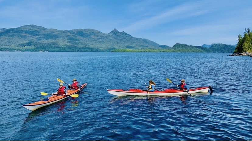 Stable 2 person sea kayaks at Orca Cove