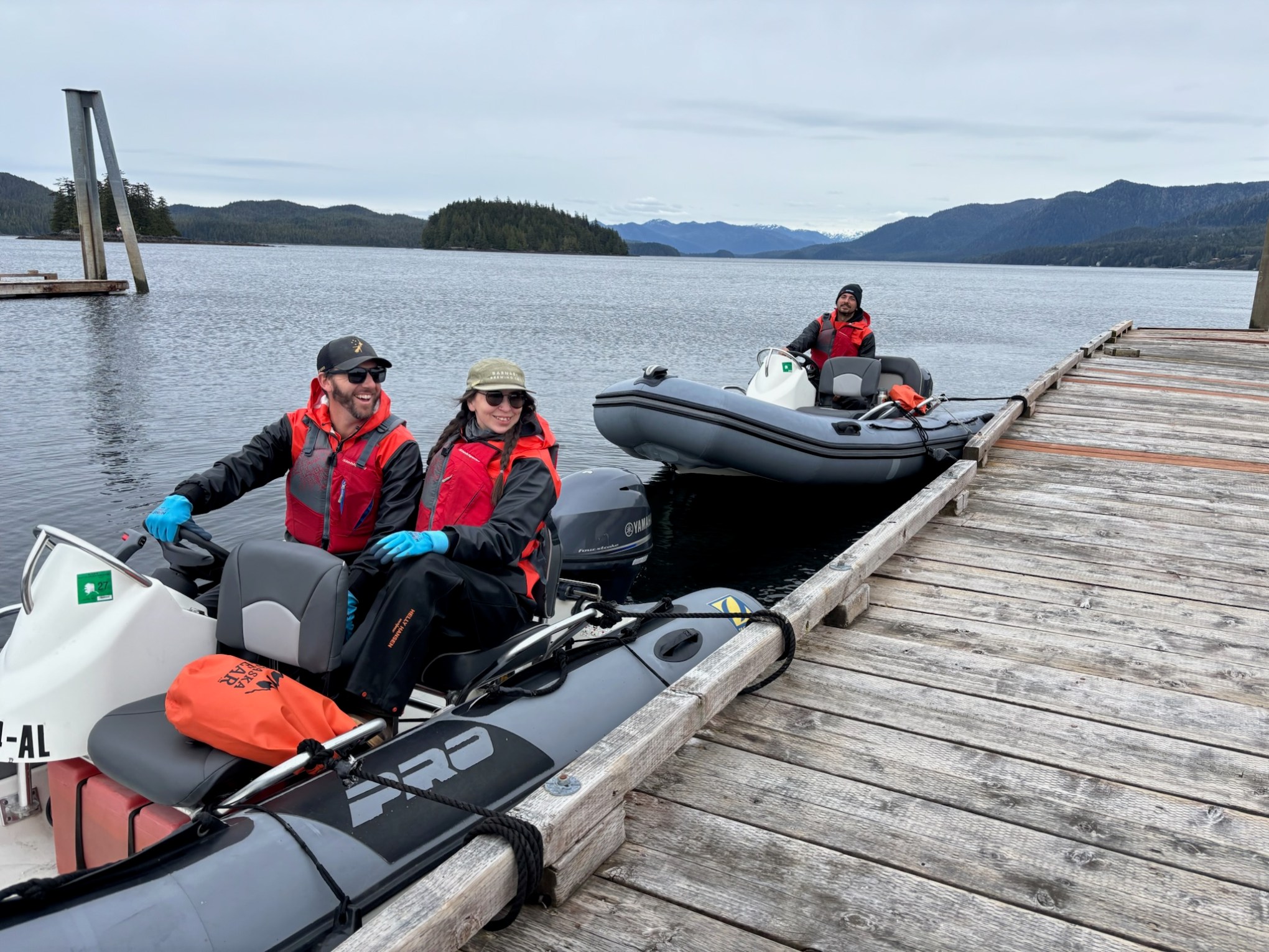 Zodiac Tours in Clover Pass Alaska