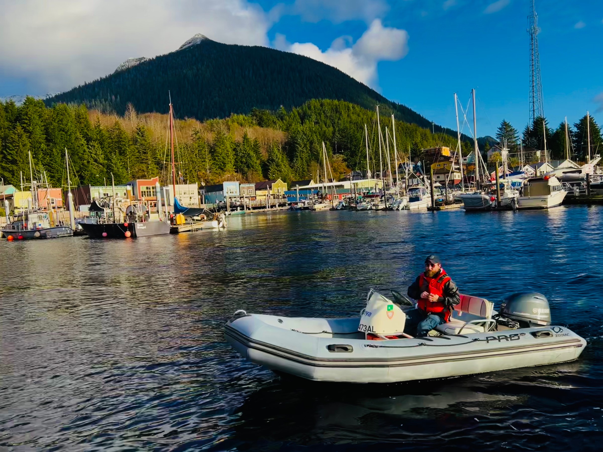 Zodiac Adventure downtown Ketchikan, Alaska